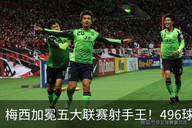 梅西加冕五大联赛射手王！496球超越C罗495球